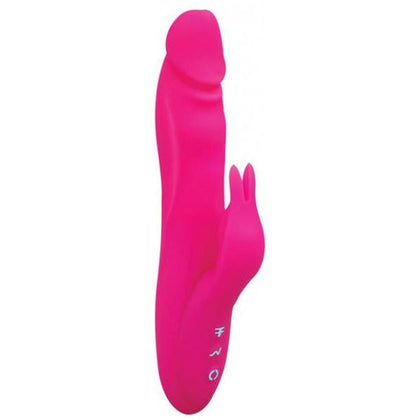 Femmefunn Booster Rabbit Vibrator - Model FRB-1001 - Pink - Cordless Silicone Dual Stimulation Sex Toy for Women