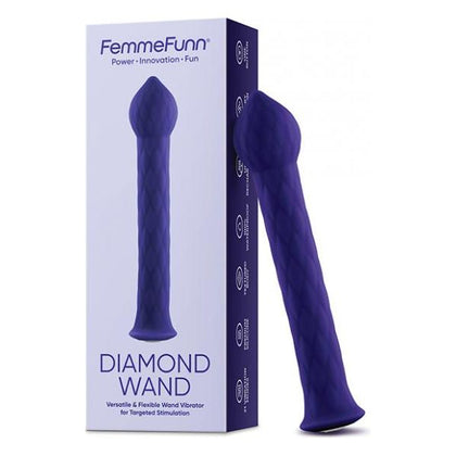 Femme Funn Diamond Wand - Dark Purple: The Ultimate Pleasure Experience for Women