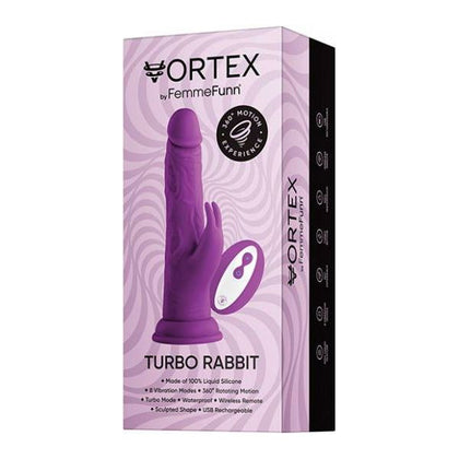 Femme Funn Wireless Turbo Rabbit 2.0 - Purple
Introducing the Femme Funn Vortex Series Wireless Turbo Rabbit 2.0 - The Ultimate Pleasure Experience for Women, with Dual Stimulating Heads, 8 V - Adult Naughty Store