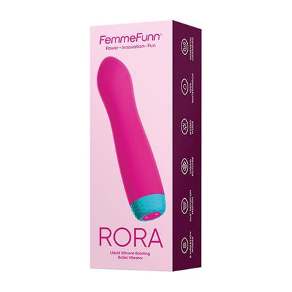 Femme Funn Rora Rotating Bullet - Pink: The Ultimate Pleasure Machine for Intense Stimulation