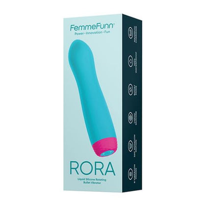 Femme Funn Rora Rotating Bullet - Turquoise: The Ultimate Pleasure Companion for Intense Satisfaction