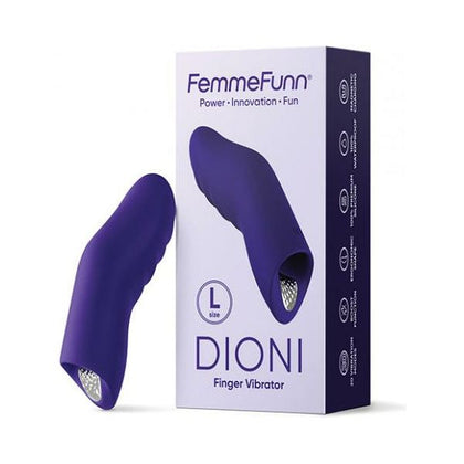 Femme Funn Dioni Wearable Finger Vibe - Large Dark Purple