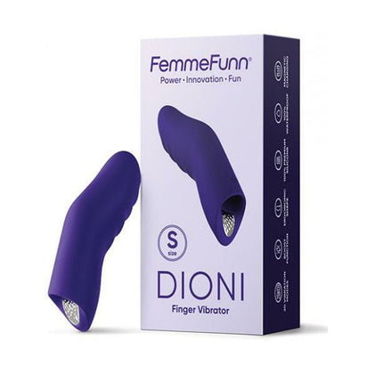Femme Funn Dioni Wearable Finger Vibe - Small Dark Purple

Introducing the Femme Funn Dioni Small Dark Purple Wearable Finger Vibe - The Ultimate Pleasure Instrument for Intimate Bliss