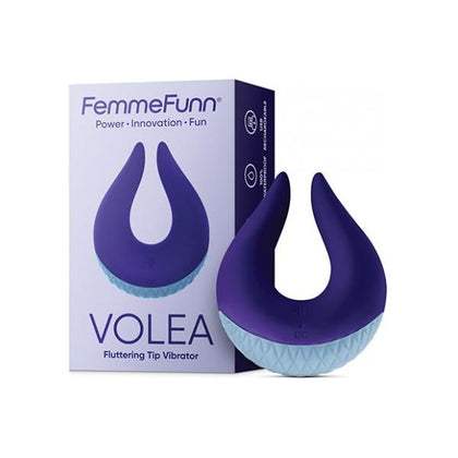 Femme Funn Volea Fluttering Tip Vibrator - Dark Purple