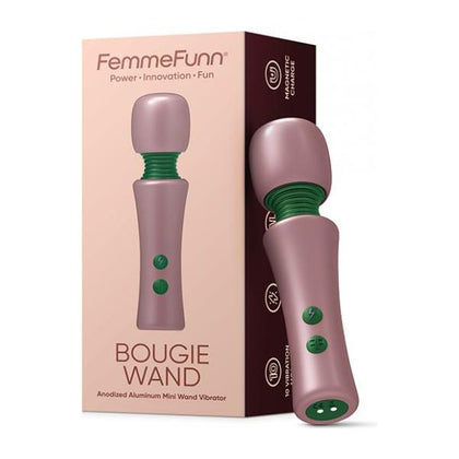 Femme Funn Bougie Mini Wand Rose Gold Satisfyer, Model FLEX-001, Unisex, Full-Body Stimulation, in Rose Gold