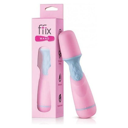 Femme Funn Ffix Mini Wand - Powerful 10 Mode Battery Operated Waterproof Pink Pleasure Toy for Women