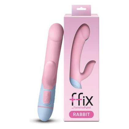 Femme Funn Ffix Rabbit Vibrator Model FF-1001 - Pink-Blue