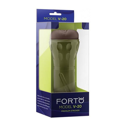 Satisfyer Forto Model V-20 Hard-side Vagina Masturbator - Dark: Premium Pleasure for Men 🖤