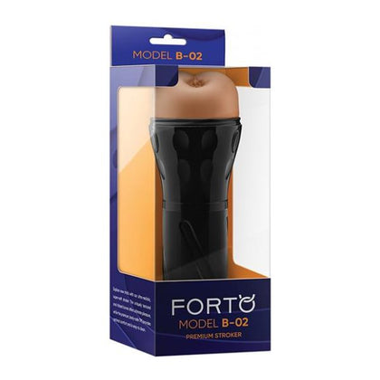 Forto B-02 Hard-skin Ass Masturbator for Men - Tan