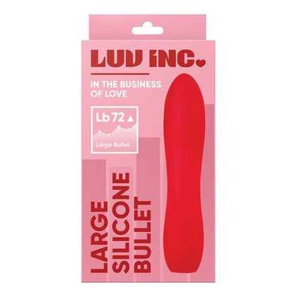 Luv Inc. Premium Silicone Bullet Vibrator - Model X1 - For Women - Clitoral Stimulation - Red - Adult Naughty Store