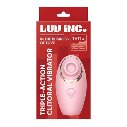 Luv Inc. Pleasure Pro 3-in-1 Clitoral Vibrator - Model P3C-001 - Pink