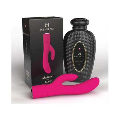 Lola Milani Mystique Rabbit Vibrator - Model XR500 - For Women - Clitoral and G-Spot Stimulation - Fuchsia - Adult Naughty Store