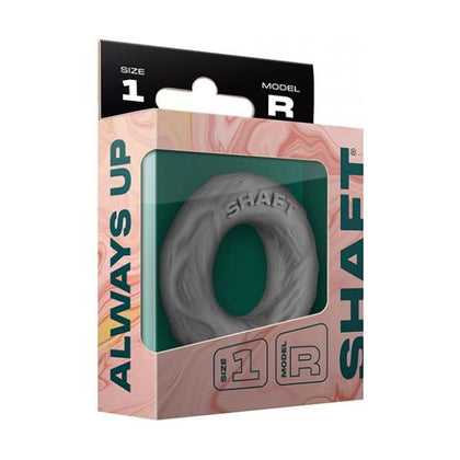 Introducing the Gray FlexiSkin Shaft Model R C-Ring - Size 3 for Him - Enhances Pleasure 🌟