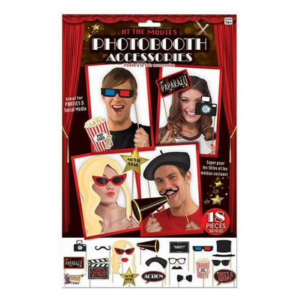 Lights, Camera, Action! Hollywood Photo Booth Prop Kit - 18-Piece Set by Forum Novelties