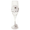 Forum Novelties Bride To Be Champagne Glass with White Lace Trim - Adult Naughty Store