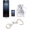 Fifty Shades of Grey You. Are. Mine. Metal Handcuffs - Deluxe Steel Bondage Restraints for Sublime Submission - Model X123 - Unisex - Wrist Restraints for Sensual Pleasure - Shiny Silver