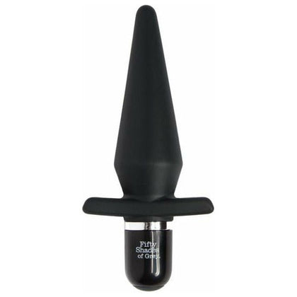 Delicious Fullness Vibrating Butt Plug by Fifty Shades of Grey - Model DFVP-001 - Unisex Anal Pleasure - Sensual Black - Adult Naughty Store