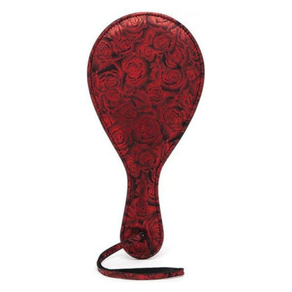 Fifty Shades of Grey Sweet Anticipation Round Paddle - Versatile BDSM Spanking Toy for Couples - Model SAG-001 - For Him and Her - Intense Sensations for Impact Play - Black and Red