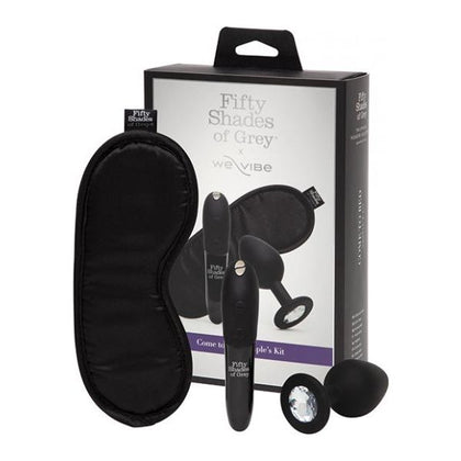 Introducing the Sensual Pleasures Deluxe Kit: We-Vibe Tango X Clitoral Vibrator, Butt Plug, and Satin Blindfold for Enhanced Intimacy