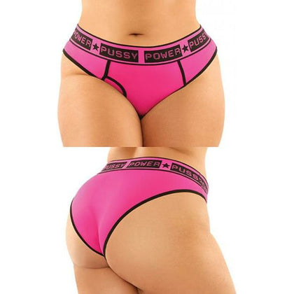 Vibes Buddy Pack Pussy Power Micro Brief & Lace Thong Pnk-blk Qn