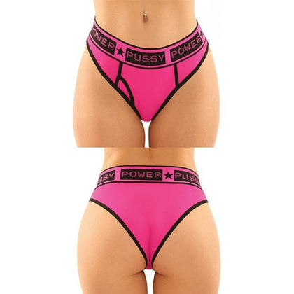 Vibes Buddy Pack Pussy Power Micro Brief & Lace Thong Pnk-blk S-m