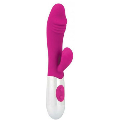 GigaLuv Twin Bliss Buzz Pink Rabbit Style Vibrator - Model GB-736: 7 Modes, Dual Stimulation, G-Spot and Clitoral Pleasure, Pink