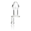 Glas 5 inches Juicer Clear Glass Butt Plug - The Ultimate Pleasure Experience for All Genders in a Stunning Crystal Clear Design - Adult Naughty Store