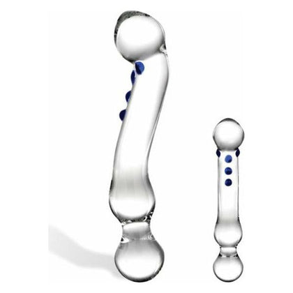 gläs 6-Inch Curved G-Spot Glass Dildo - Model X1 - Female Pleasure Toy - Intense Pleasure - Crystal Clear