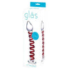 Glas Mr Swirly Glass Dildo - The Sensational Red Spiral G-Spot Pleasure Wand - Adult Naughty Store