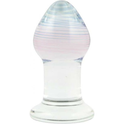 Glas Amethyst Rain Glass Butt Plug - Model GA-1001 - For Intense P-Spot Stimulation - Unisex - Purple - Adult Naughty Store