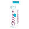 Glas Quintessence Beaded Glass Anal Slider - Model QABGS-001: Unleash Pleasure with the Sensational Sapphire - Adult Naughty Store