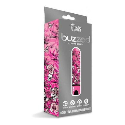 Buzzed Rechargeable Bullet - Blazing Beauty Pink - Powerful Vibrator for Intense Pleasure - Model 3.5