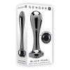 Introducing the Gender X Black Pearl Plug - Black: The Exquisite Pleasure Toy for Sensational Delights! - Adult Naughty Store