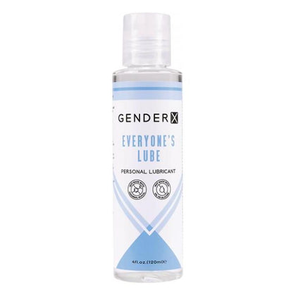 Everyone's Water-Based Gender X Flavored Lube - 4 Oz for Penile, Anal, and Vaginal Pleasure - Enhances Intimacy and Comfort - Compatible with Latex and Polyisoprene Condoms - Not for Use with Polyurethane Condoms