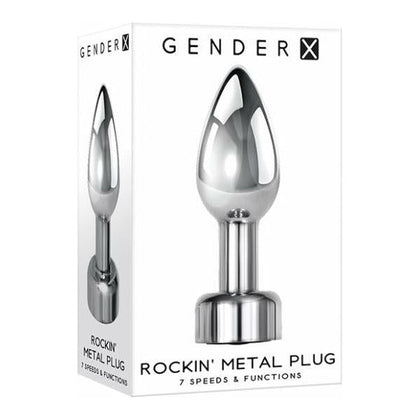 Introducing the Gender X Rockin Metal Plug - Chrome: The Ultimate Pleasure Experience