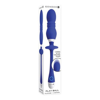 Gender X Play Ball - Blue
Introducing the SensaThrust™ X-2000 - The Ultimate Thrusting Pleasure Device for All Genders - Blue
