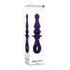 Gender X Vibrating Ring-Handled Plug - Model GX-12 - Purple - Anal Pleasure - Adult Naughty Store