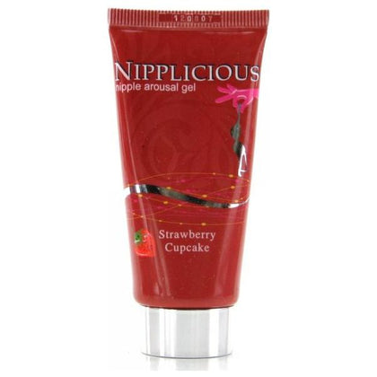 Hott Products' Nipplicious Strawberry Nipple Arousal Gel - 1oz Tube - Adult Naughty Store