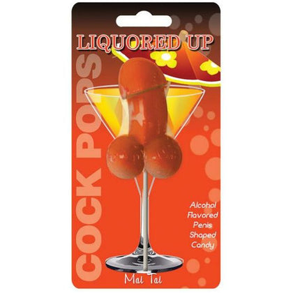 Hott Products Cock Pop Mai Tai Flavored Lollipop - The Ultimate Pleasure Treat for Adults! - Adult Naughty Store