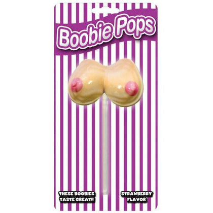 Hott Products Boobies Pops Strawberry Flavored Adult Candy - Deliciously Pleasurable Strawberry Treat for Adults