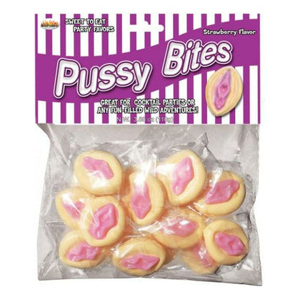 Hott Products Strawberry Flavored Pecker Bites - Sensual Strawberry Pleasure Candy for Adults
