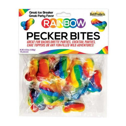 Hott Products Rainbow Pecker Bites Candies