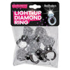 Hott Products Bachelorette Party Light Up Diamond Ring 5 Pack - Sensual Pleasure for Her, Vibrant and Dazzling Pink