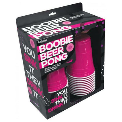 Introducing the Boobie Beer Pong with Cups & Balls Drinking Game - The Ultimate Party Pleasure Experience! - Adult Naughty Store