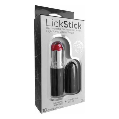 Hott Products Lick Stick Rechargeable Lipstick Vibrator - Model LS-10, for Intense Pleasure in a Discreet Design (Pink)