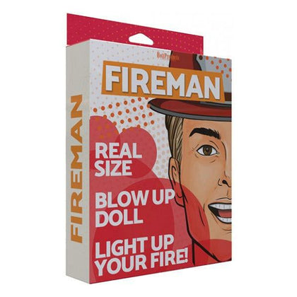 Fireman's Delight Inflatable Male Love Doll - Model FMD-168 - Ultimate Pleasure for Him and Her - Anal Pleasure - Red