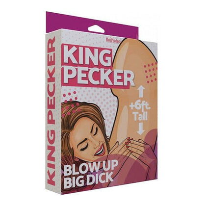 FungGuy King Pecker 6 Ft Giant Inflatable Penis Sex Toy - Model KP-183, Unisex, Pleasure for All Areas, Vibrant Colour