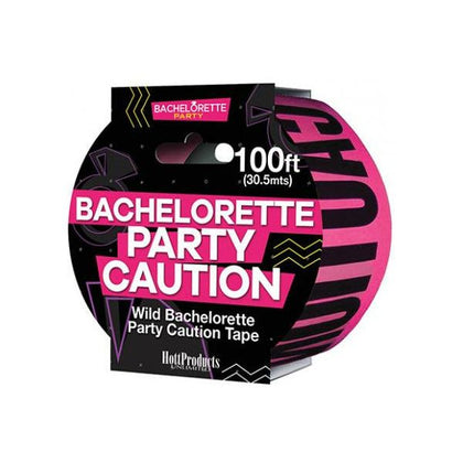 PartyZone Bachelorette Pink & Black Caution Tape - 100 ft of Fun and Excitement!