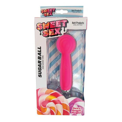 Sensual Pleasure Sweet Sex Sugar Ball Mini Wand Vibe - Magenta: The Ultimate Intimate Delight for Alluring Moments - Adult Naughty Store