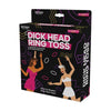 Hott Products Dick Head Ring Toss Game - Strap-On Party Game with 12 Assorted Color Rings - Model DH-RTG-001 - Unisex - Pleasure for Couples - Colorful Fun! - Adult Naughty Store